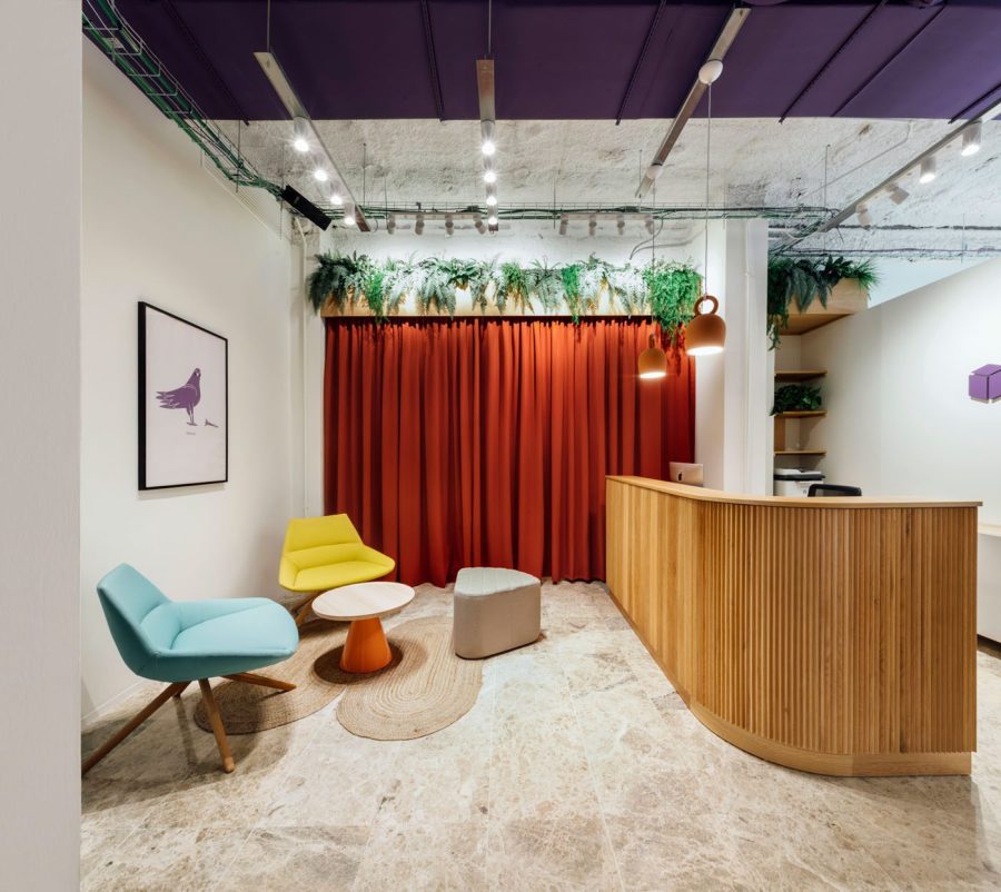 interiorismo oficina diseño tipo google