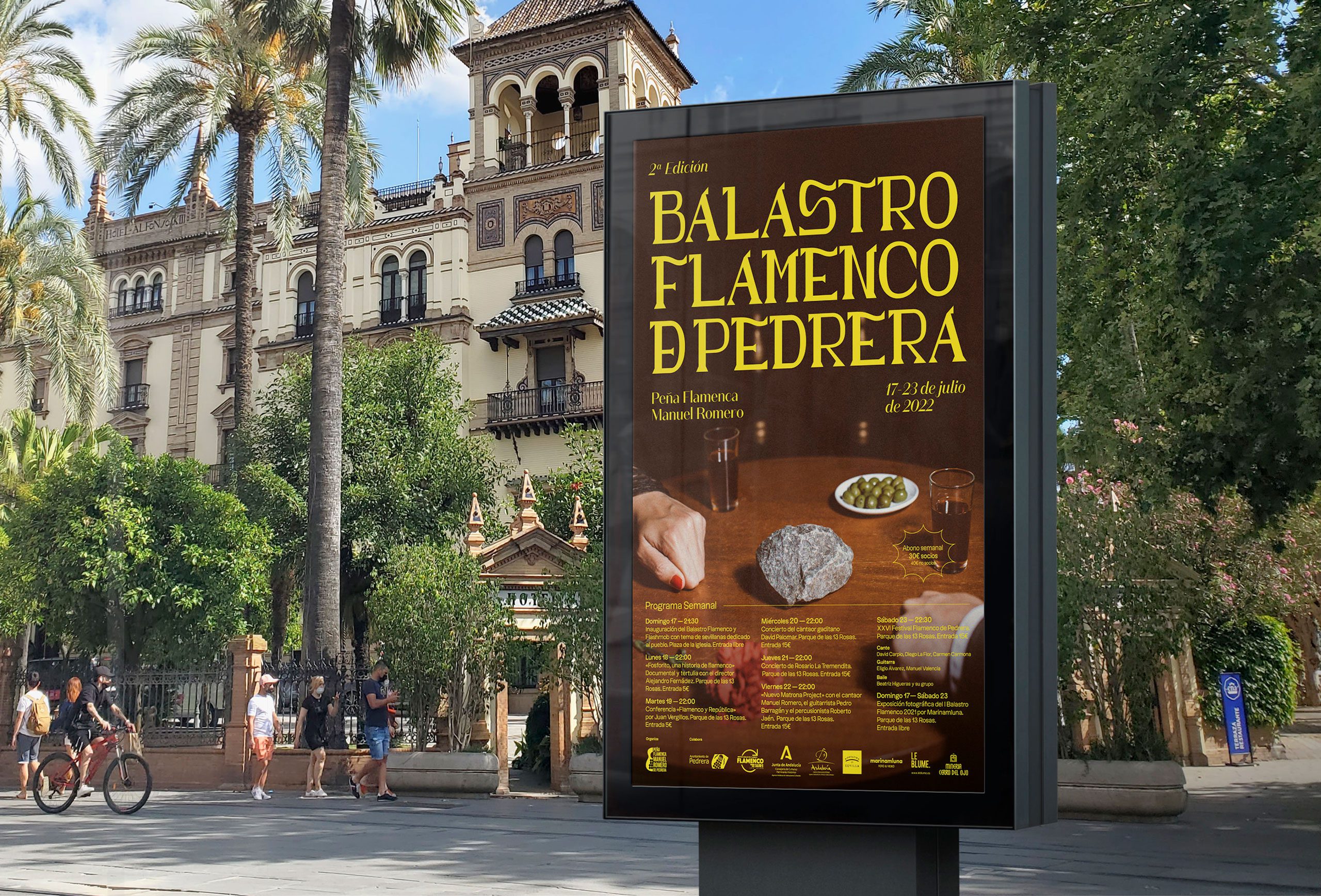 balastro flamenco de pedrera 2022. Mupi