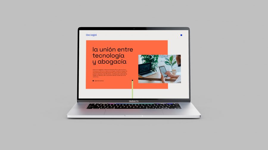 branding corporativo legal. lbo x leblume diseño web