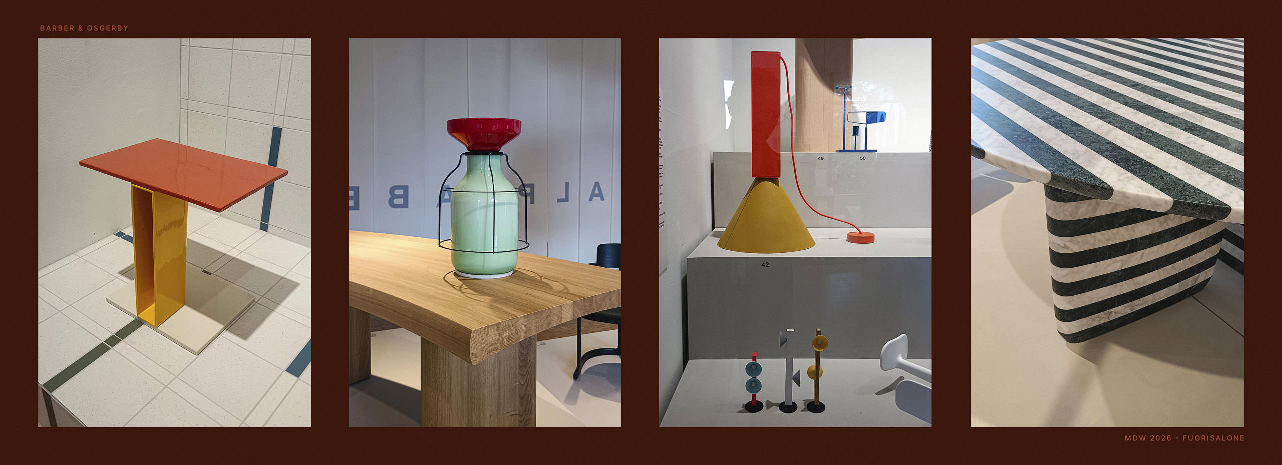 Fuorisalone 2026. Milan Design week. Barber & Osgerby