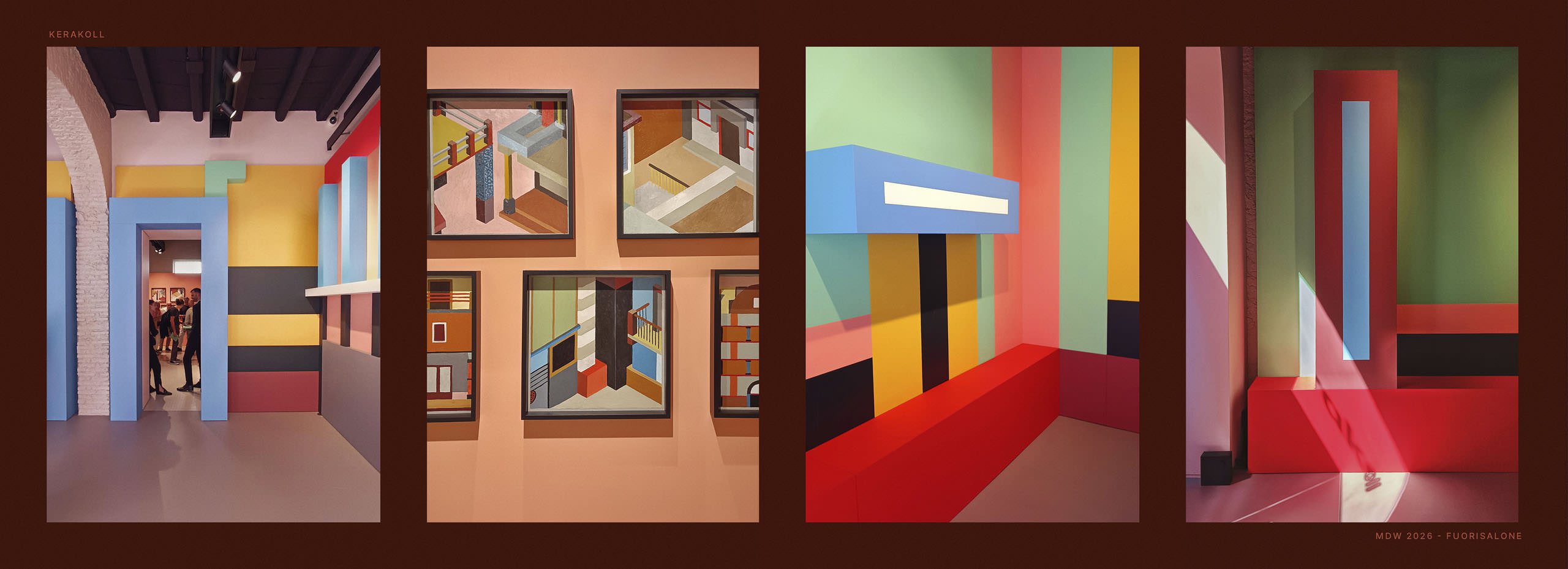 Fuorisalone 2026. Milan Design week. kerakoll. Nathalie Du Pasquier & George sowden