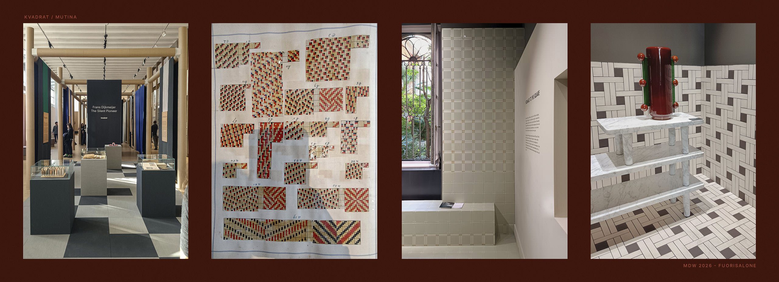 Fuorisalone 2026. Milan Design week. kvadrat. Mutina. Josef Albers